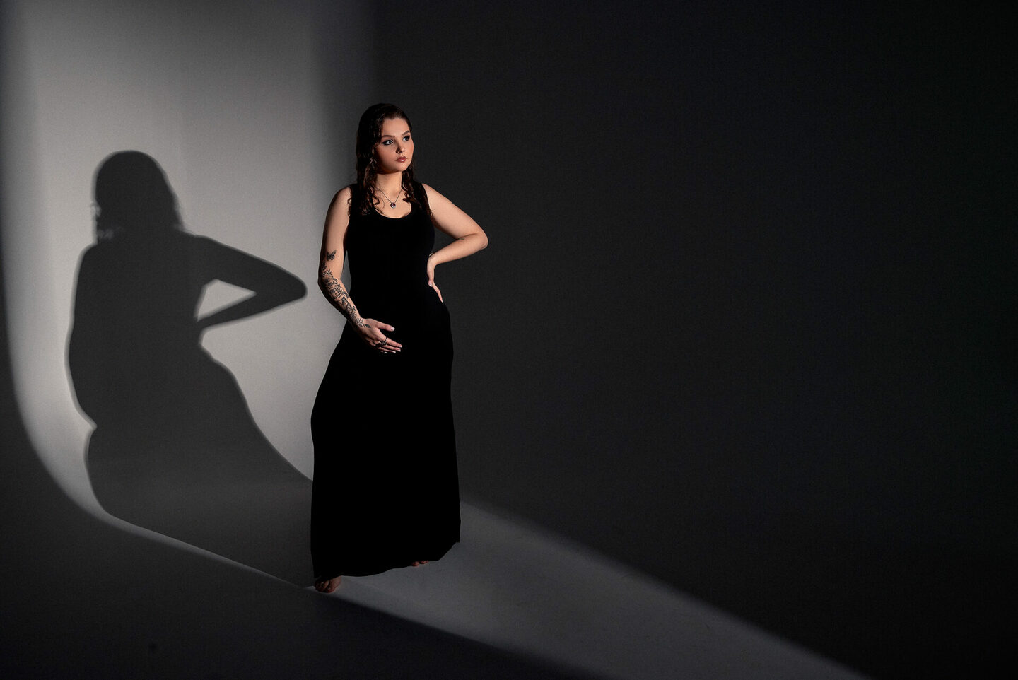 ensaio gestante em studio